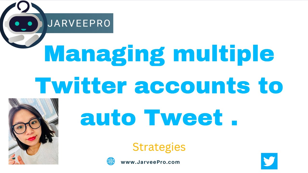 Twitter Post --Manage Multiple Twitter Accounts to Auto Tweet #twittertips  #jarveepro #twittertrend
