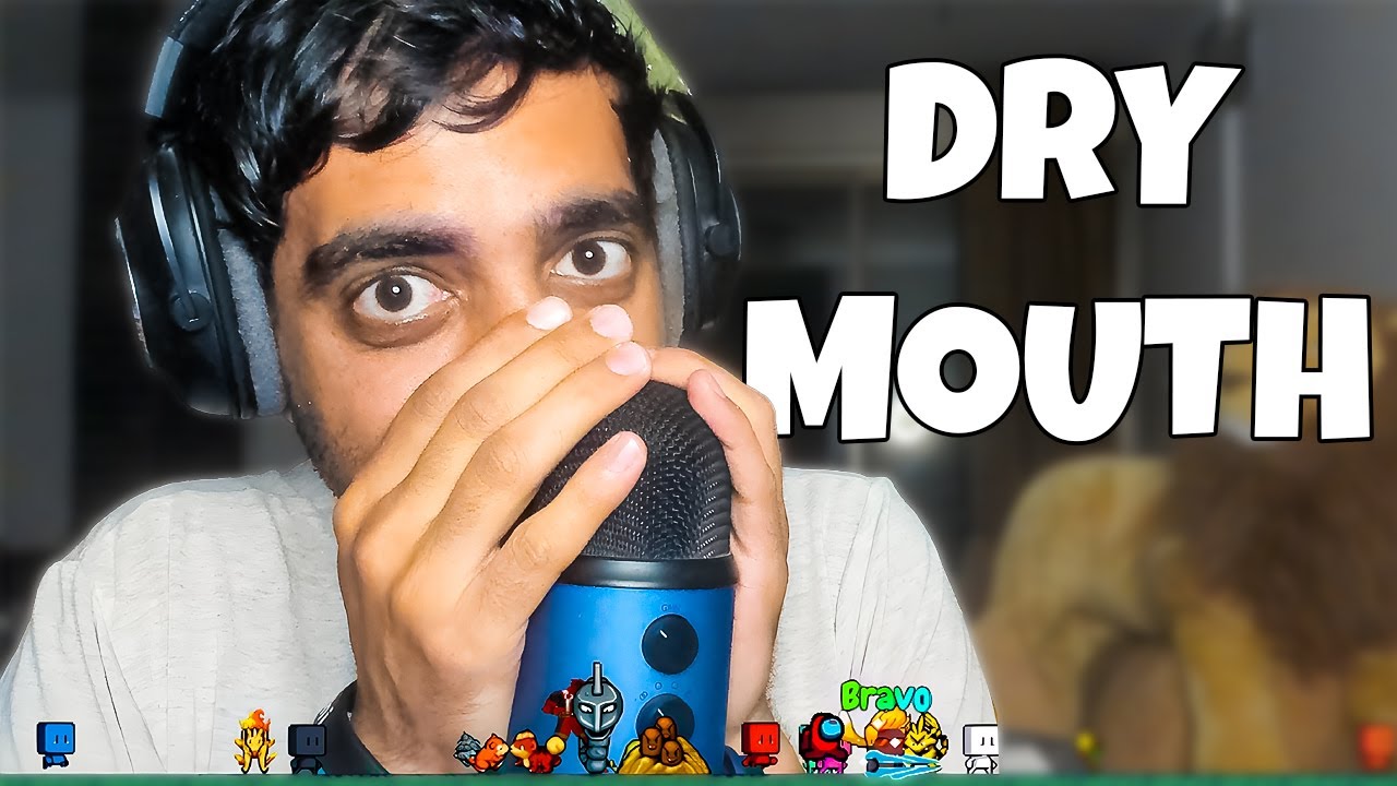 ASMR Dry Mouth Sounds + Rambles + Birthday