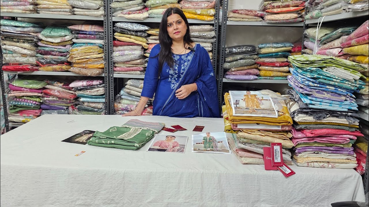 Ganga Or JayVijay Brand बीना एस्टर वाले कॉटन सूट || 7404615590 || @ALL ABOUT FABRICS