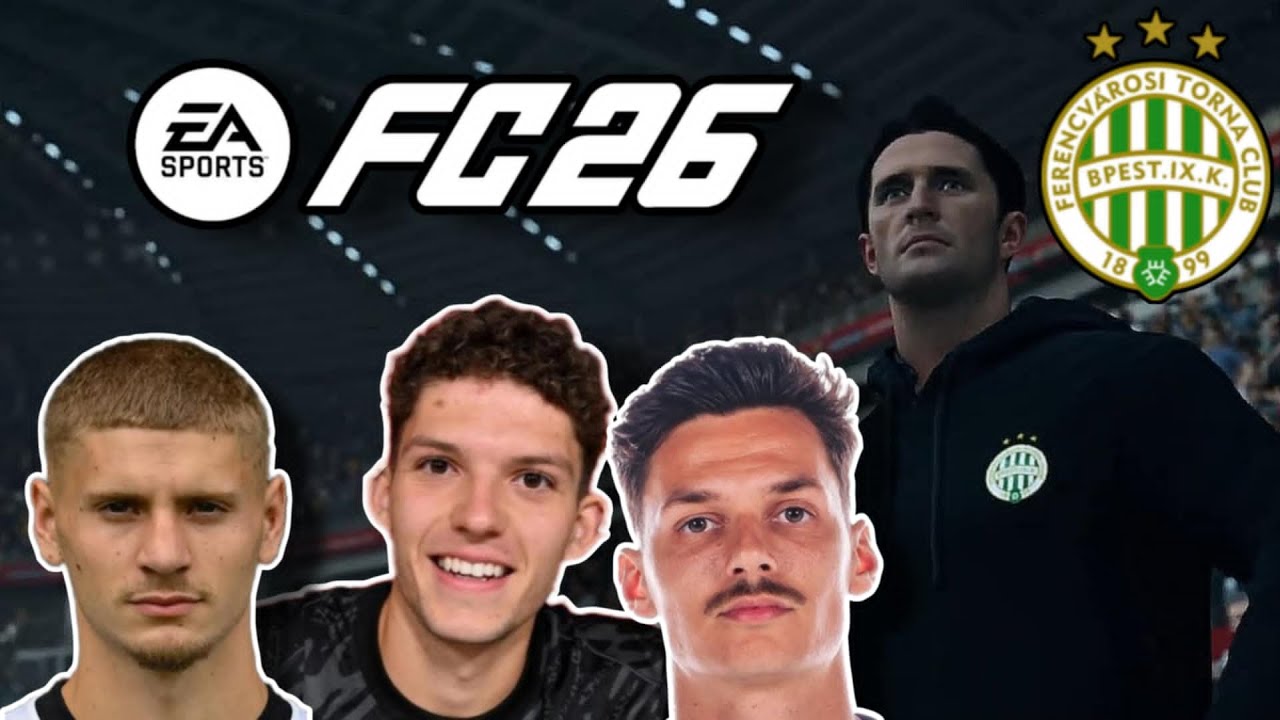 Megjöttek a magyarok!⚽EA FC 26 Fradi manager karrier #1 [PS5]💥
