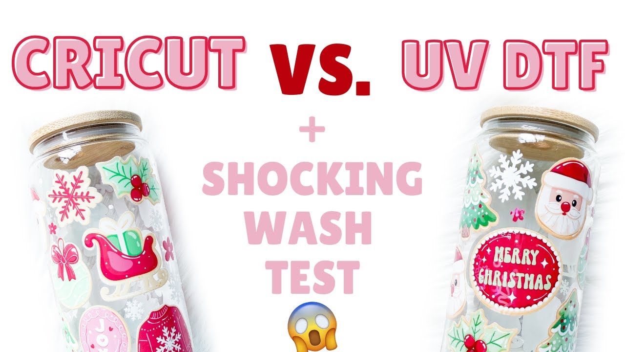 Cricut против UV DTF | Один из них не выдержал 🤯 Вы должны увидеть результат!