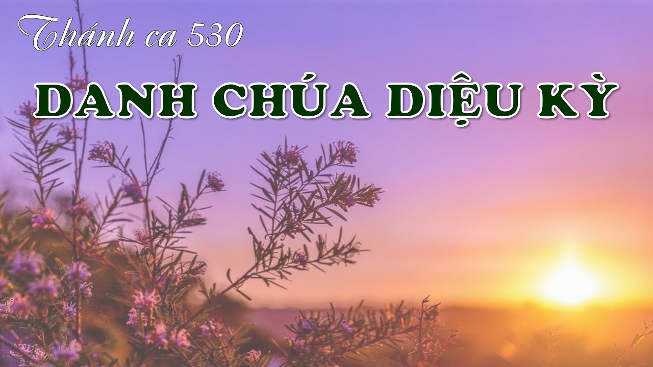 DANH CH&Uacute;A DIỆU KỲ - Th&aacute;nh ca 530