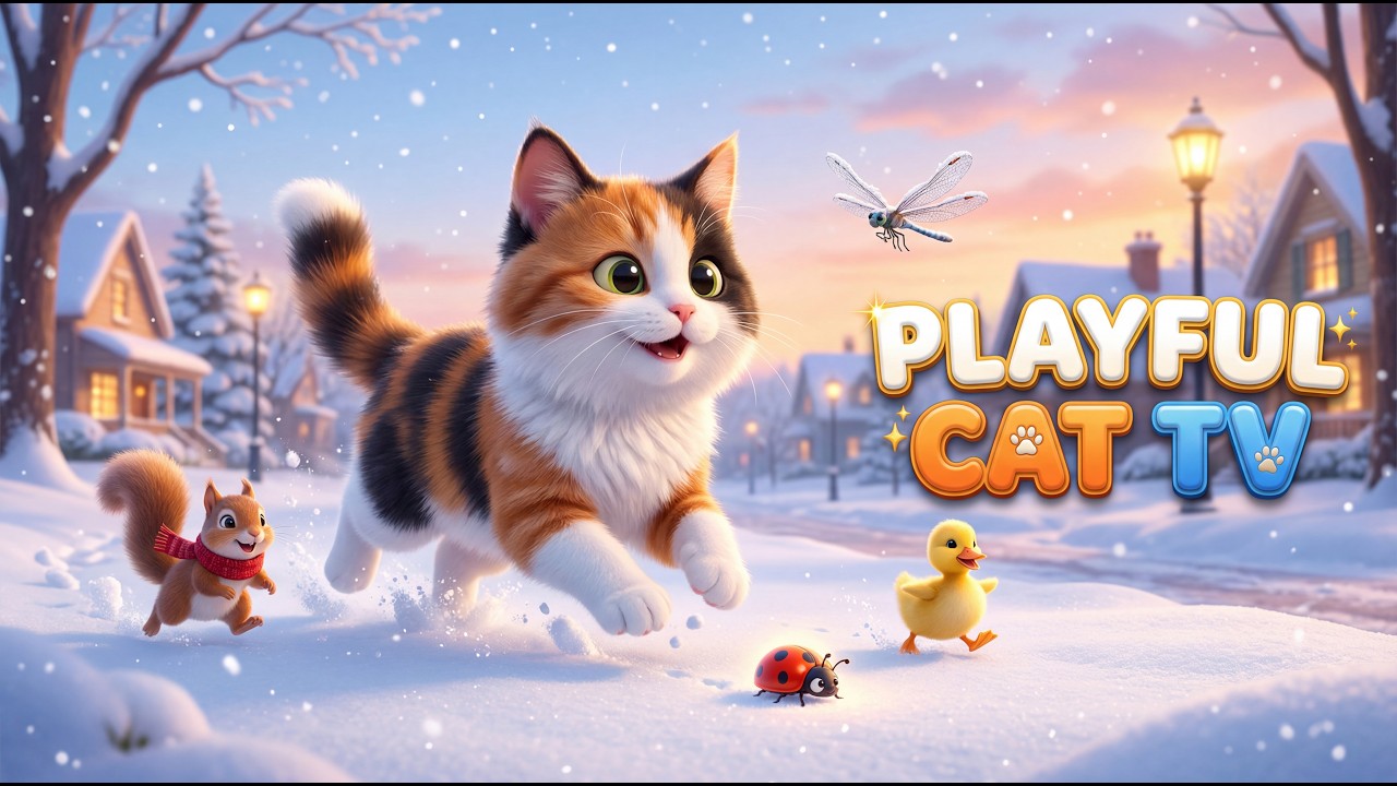 Playful Cat TV &ndash; Relaxing Play That Helps Cats Unwind Daily