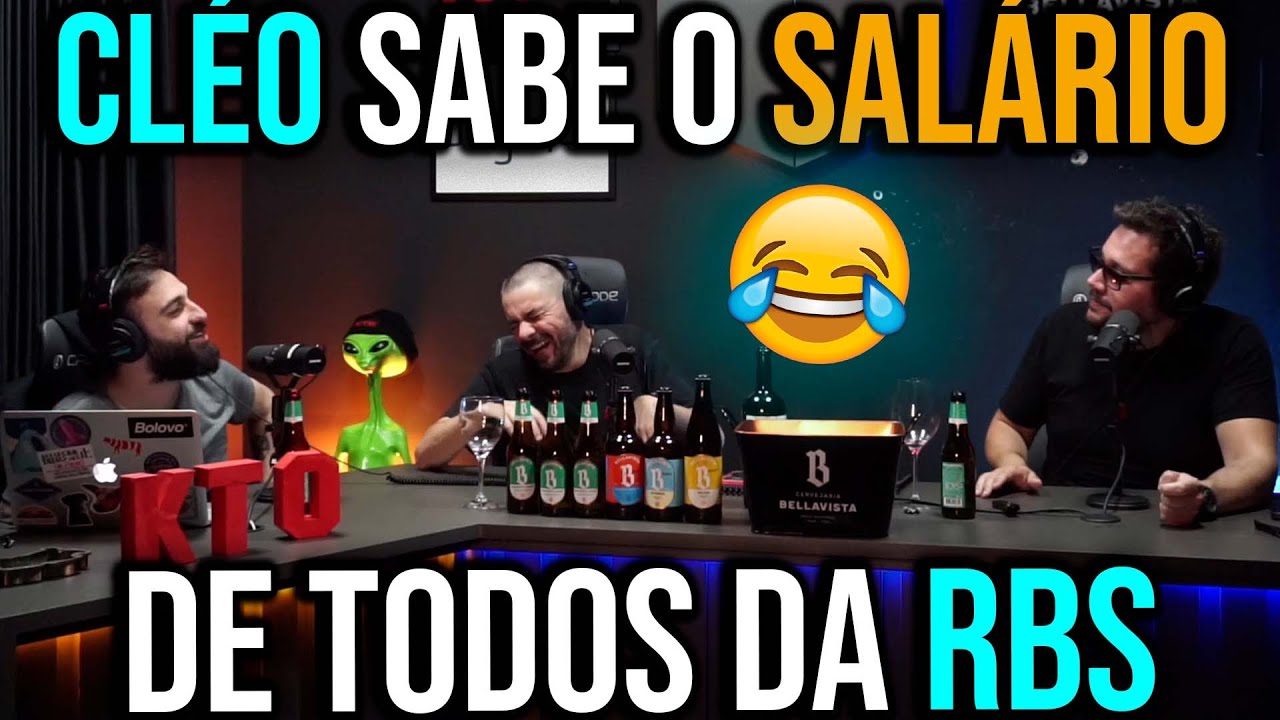 Cl&eacute;o sabe o SAL&Aacute;RIO 🤑💸 de TODOS da RBS😂😂