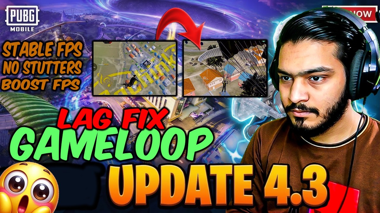 PUBG Mobile 4.3 Gameloop Lag Fix 🔥 No Stutter | Boost FPS New Method (2026)