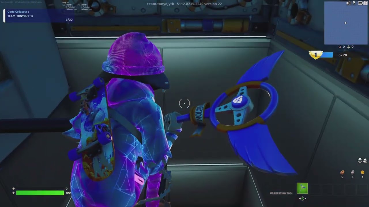 20 LEVELS MEGA HARD DEATHRUN PART 2 (5112-8235-2240)FORTNITE