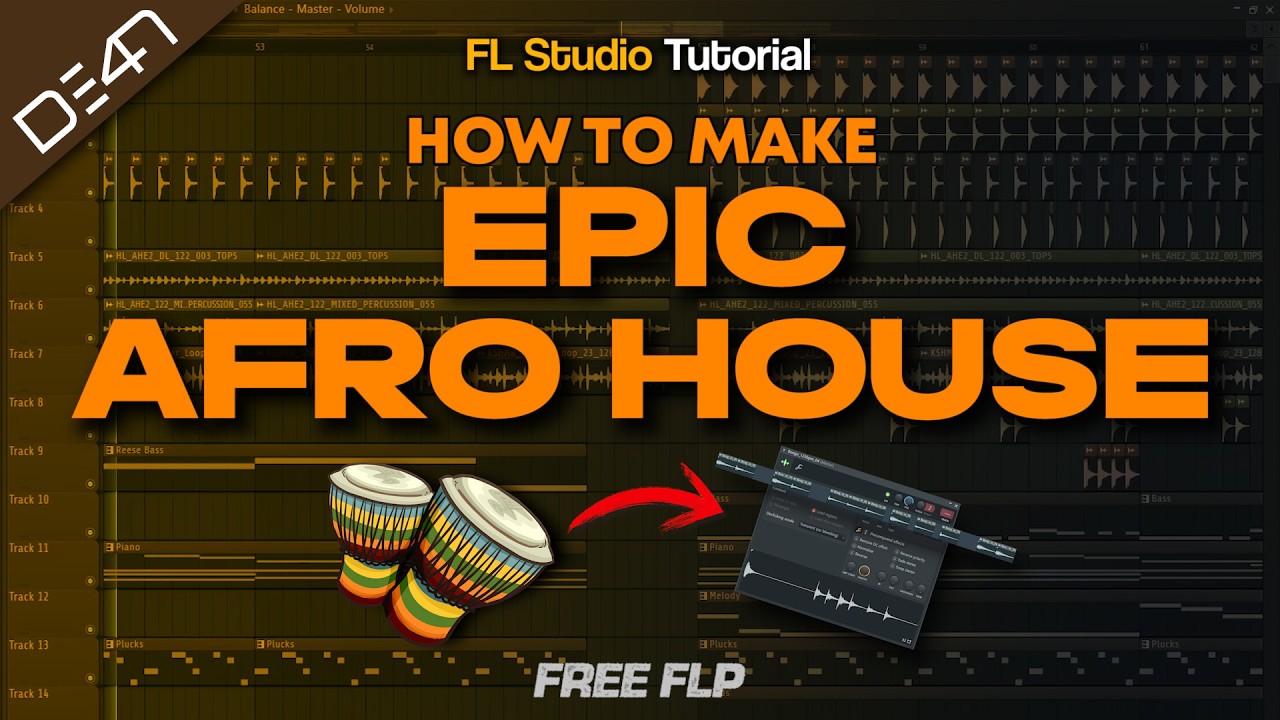 HOW TO MAKE EPIC AFRO HOUSE - FL Studio Tutorial (+FREE FLP)