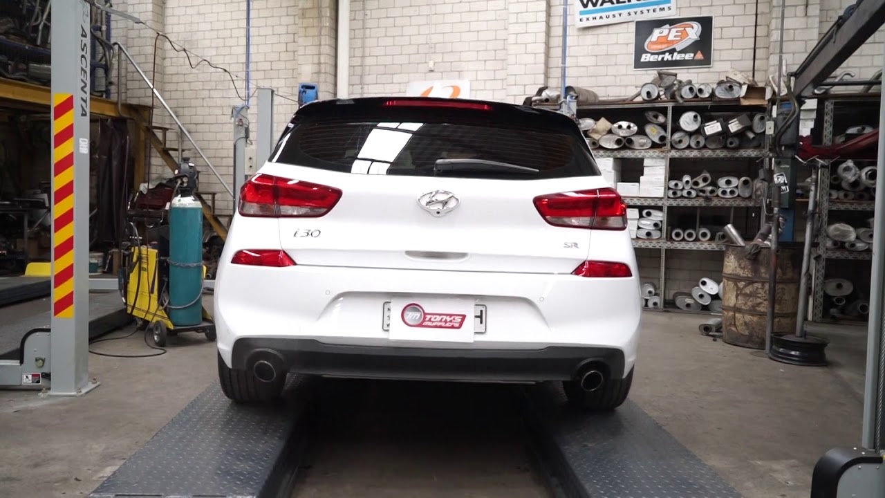 Hyundai i30 SR Turbo exhaust upgrade