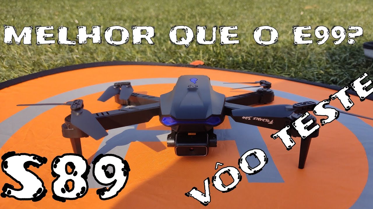 DRONE S89 VÔO TESTE MODO RETORNO MODO SEM CABEÇA