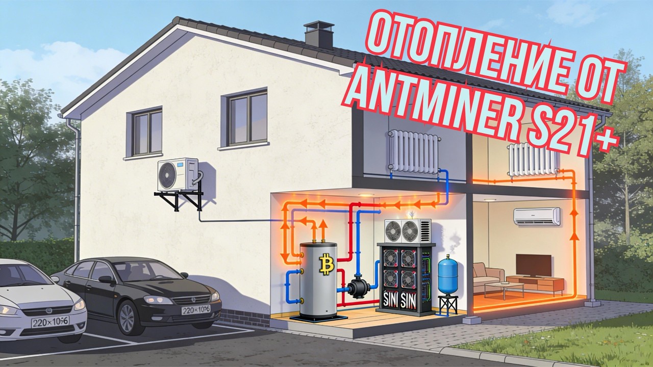 Отопление дома от Antminer S21+