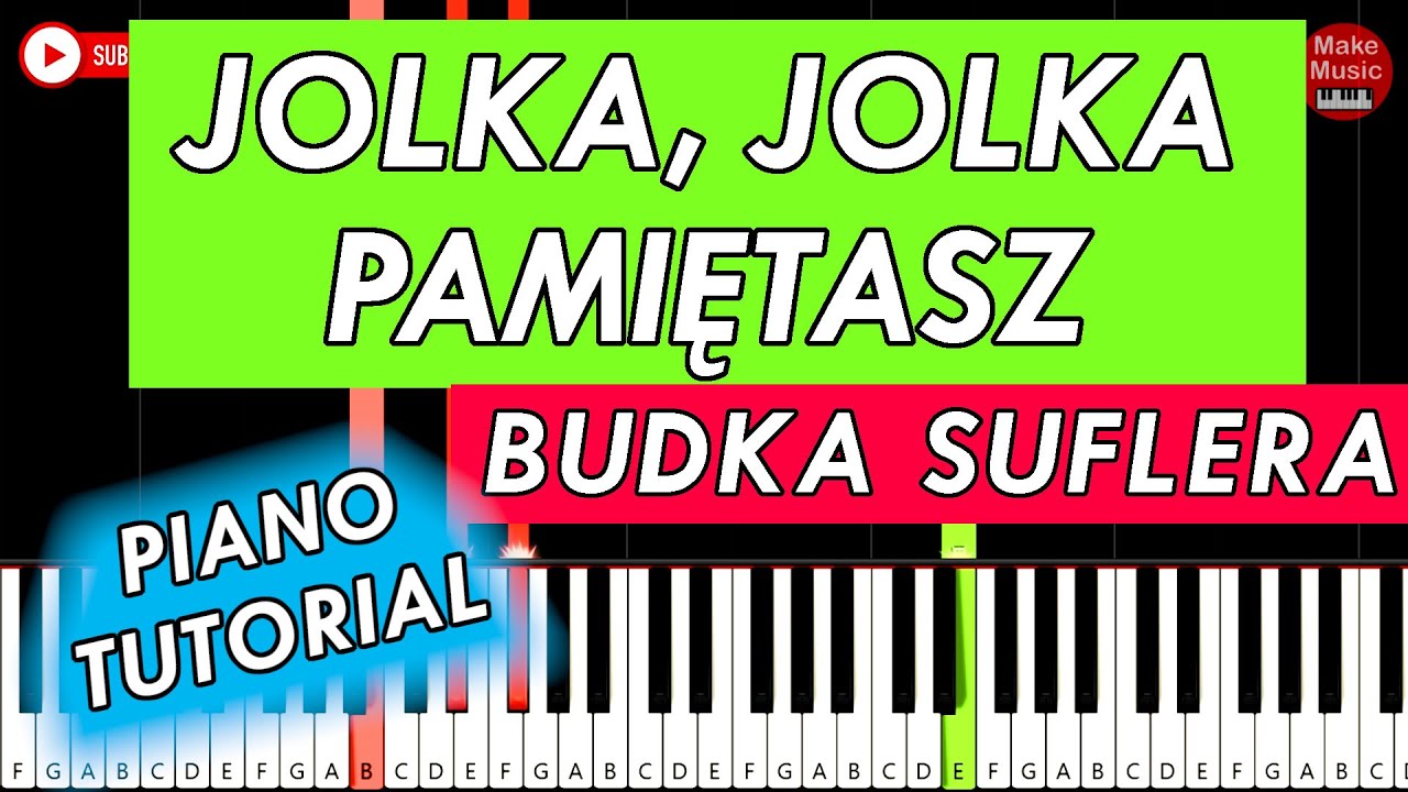 Budka Suflera - Jolka Jolka Pamiętasz 🎹 Piano Keyboard Tutorial