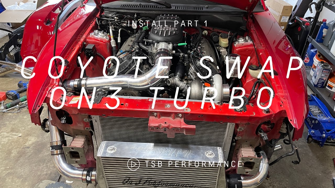 On3 Coyote Swap Turbo Kit Install Part:1