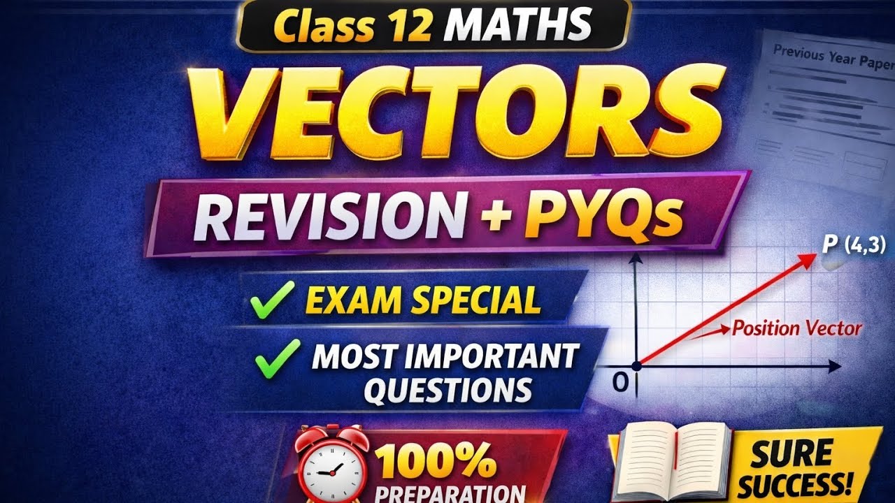 RAPID REVISION|Previous Year Questions | VECTORS Class 12 Maths Boards