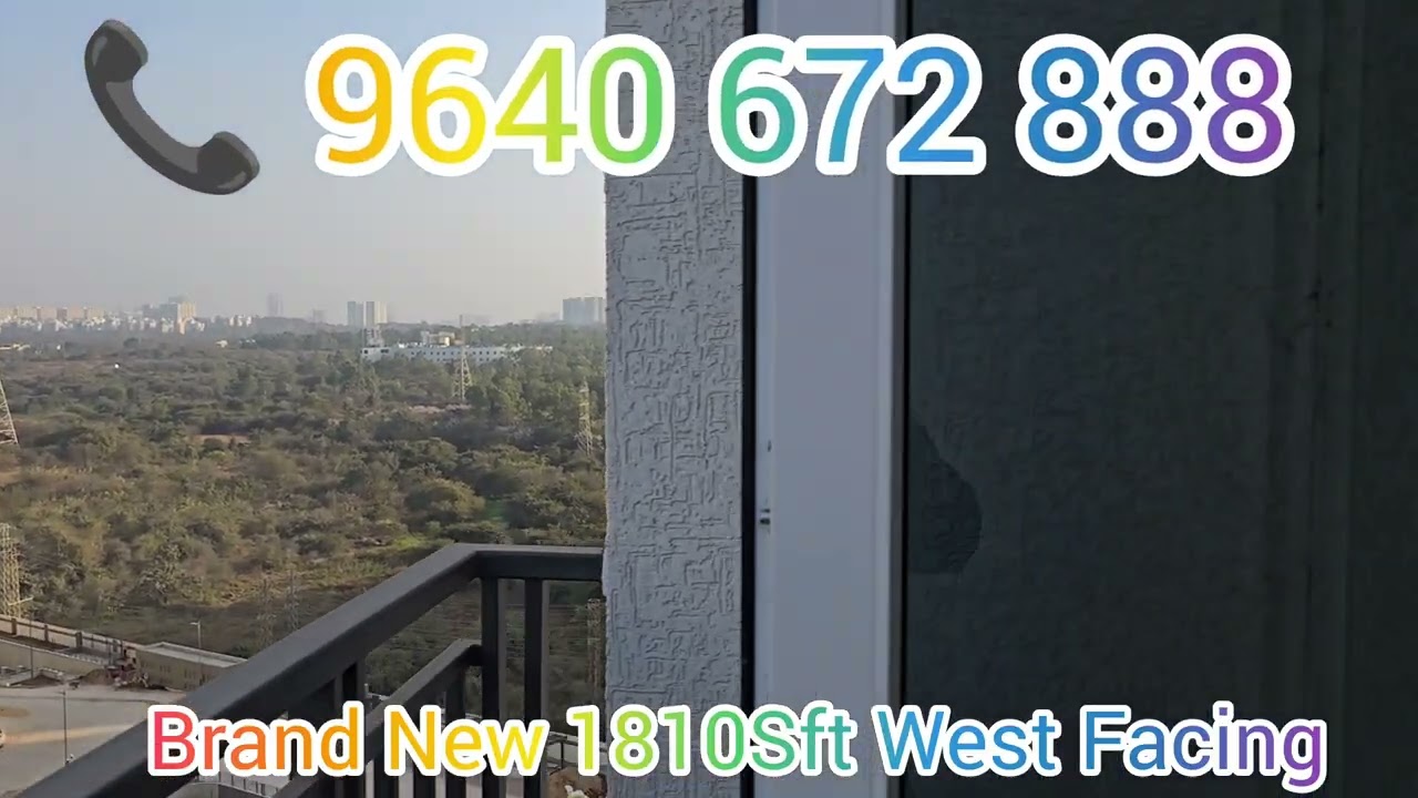 1810 Sft West Facing Corner Flat for Sale in Aparna Sarovar Zicon 📞 964062888