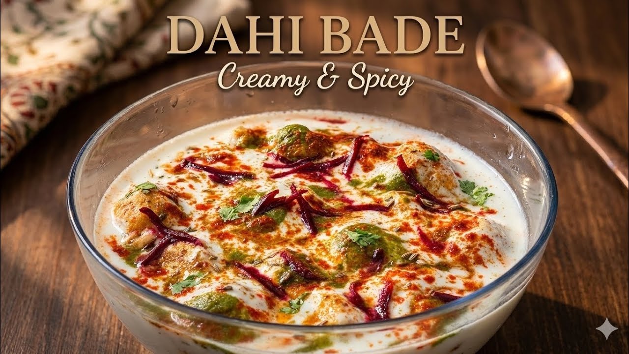 “Soft & Fluffy Dahi Bade – Holi Special Melt-in-Mouth Delight!”