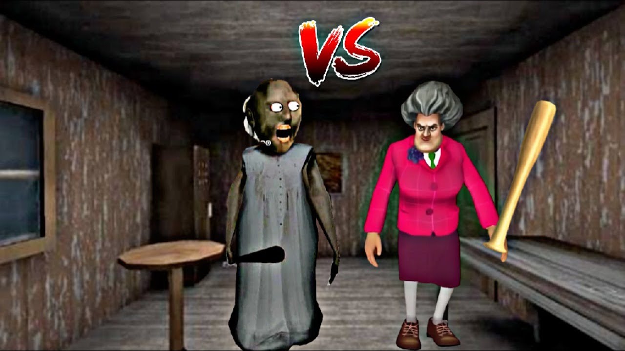 جراني تتحدى المعلمة الشريرة l scary teacher 3d لعبة الجدة الشريرة جراني granny