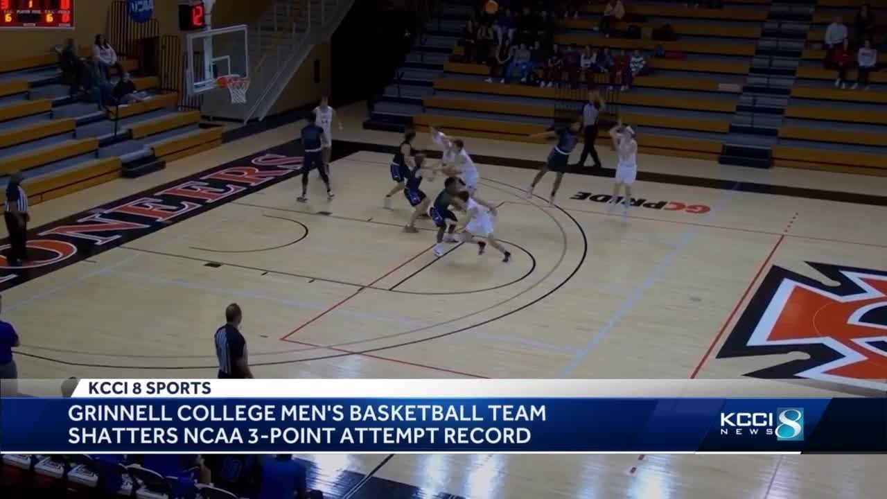 Nothing but threes: Grinnell College men's team sets new record