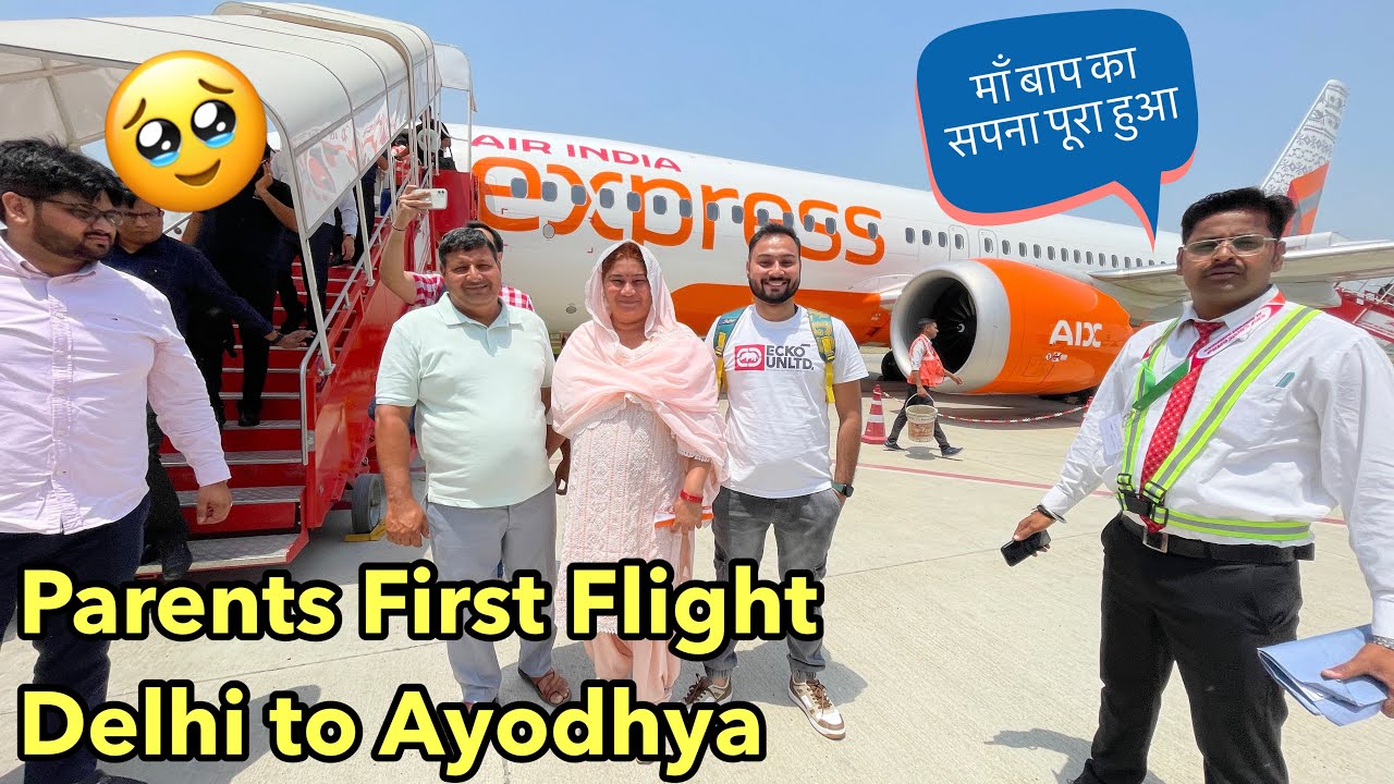 Parents First Flight Experience ✈️ Dream pura ho gaya 😍