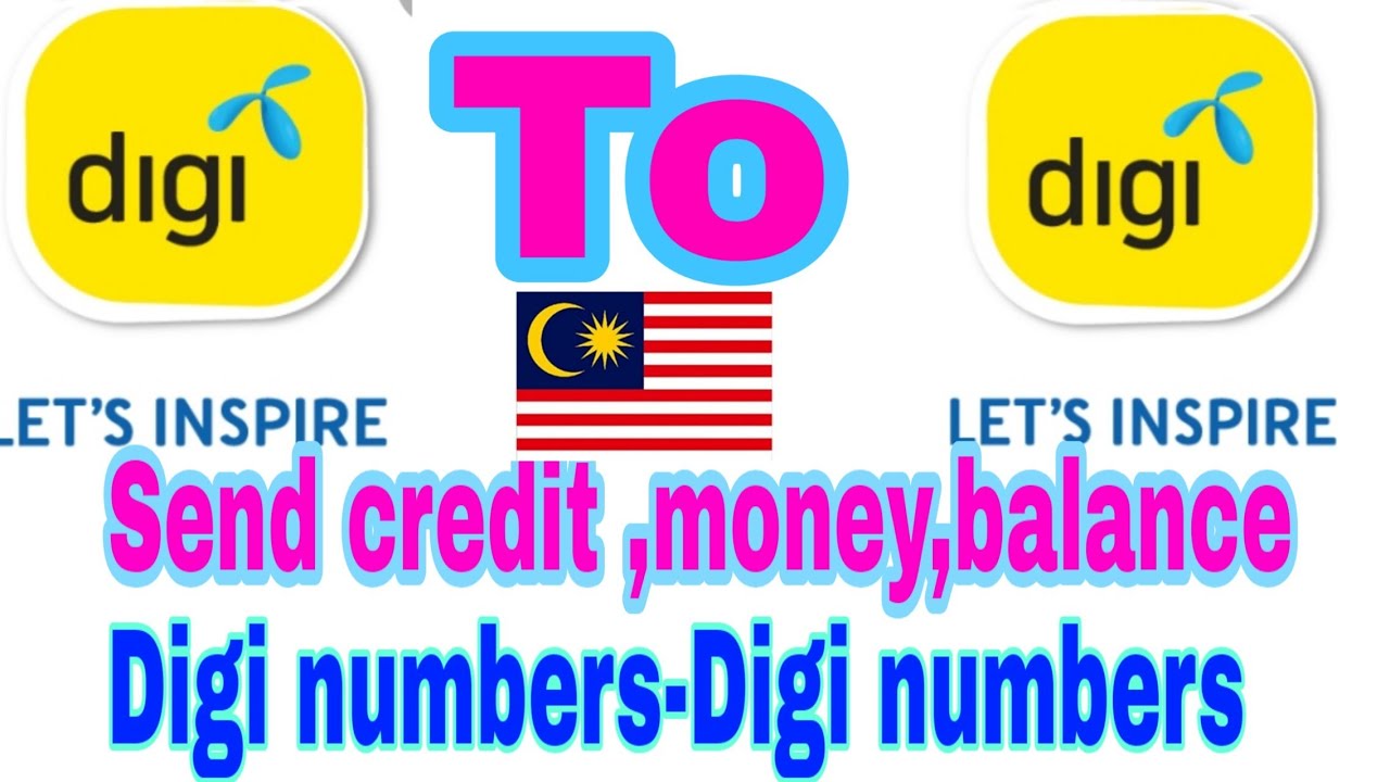 How to transfer credit,balance or money Digi to Digi