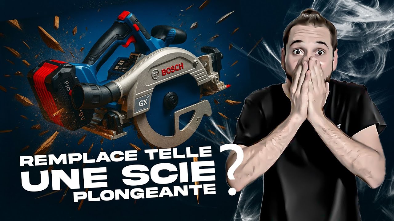 NOUVELLE scie circulaire BOSCH 18V 57 2 GX ultra polyvalente 🤩