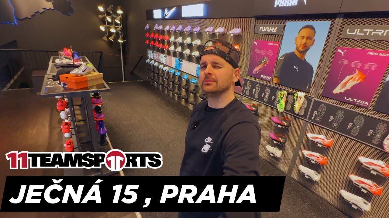 Rýchly prelet predajňou 11Teamsports v Prahe (2025)
