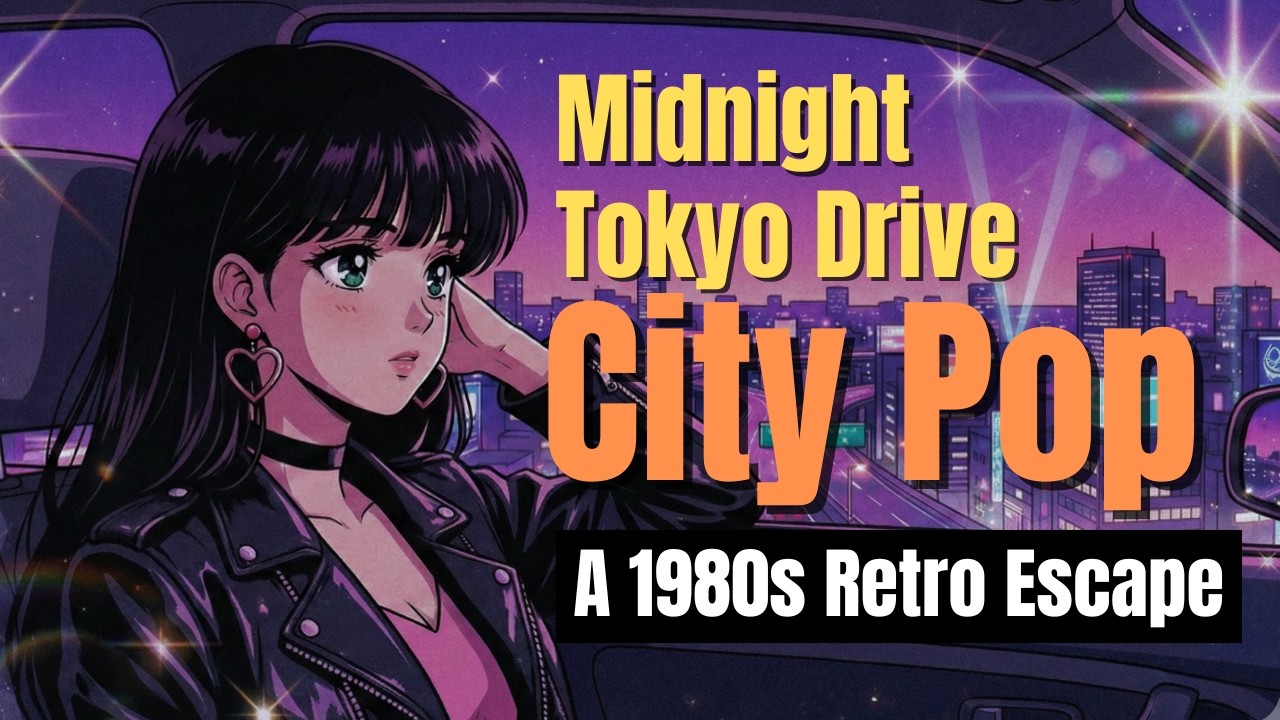 [𝐏𝐥𝐚𝐲𝐥𝐢𝐬𝐭] 80s Japanese Citypop 🌃 Midnight Drive in Tokyo: A 1980s Retro Escape
