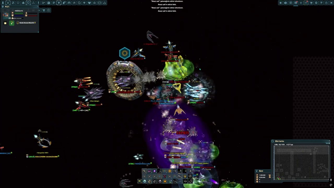Darkorbit Tr2-3 BL Map War Part 2  #darkorbit