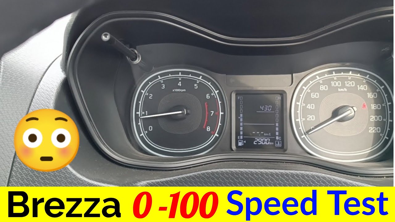 2022 Brezza Petrol 0-100 kmph Test | #Brezza Petrol 0-100 #Acceleration Test | Yt Car World