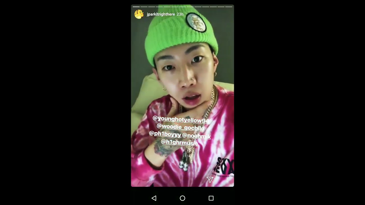 JAY PARK ROASTS H1GHR MUSIC ON INSTAGRAM STORY (new song WATER teaser)