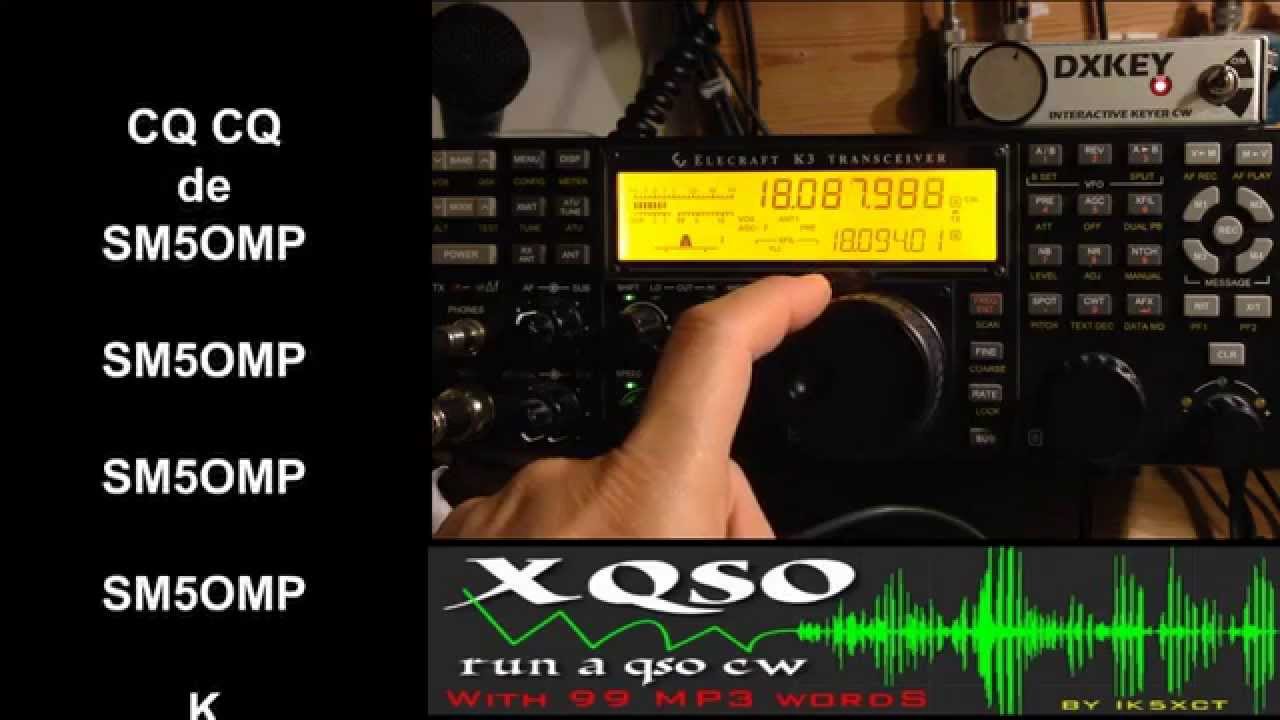 XQSO 99 suoni MP3 per imparare il QSO CW by IK5XCT