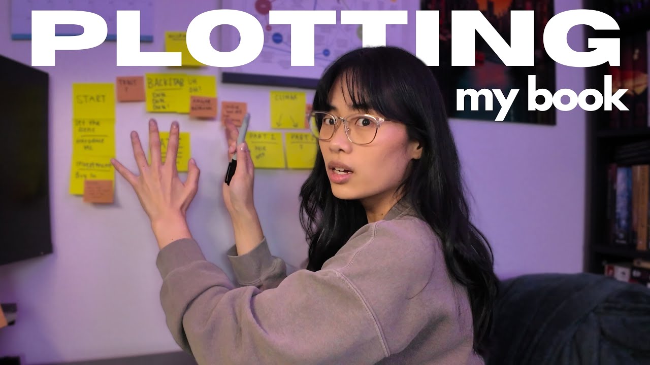 plot my book with me (it&rsquo;s extremely chaotic) | writing vlog #5