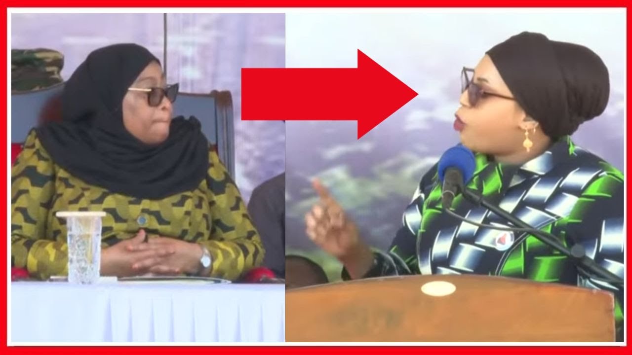 SHAMSIA wa CUF AMUAMBIA MANENO MAZITO RAIS SAMIA HADHARANI, ASHANGILIWA na WANANCHI....