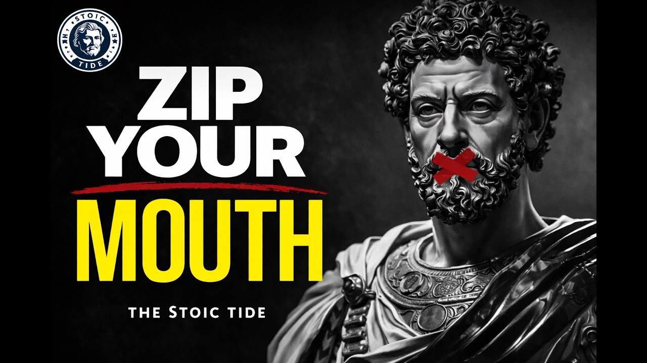 Always Be Silent In 9 Situations| Marcus Aurelius Stoicism | THE STOIC TIDE