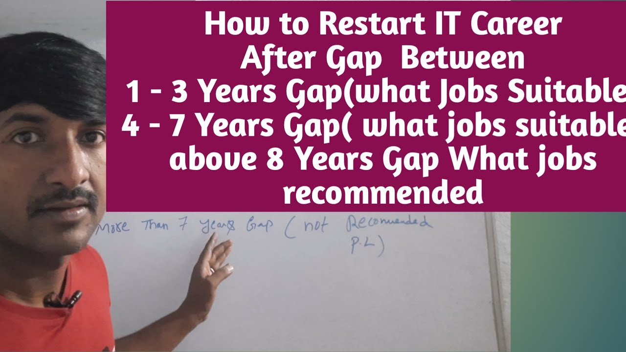 what should I learn after long gap | How to restart IT career after Gap | How to get job after Gap
