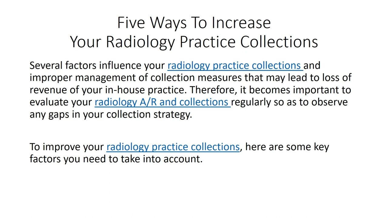 Outsource Radiology Medical Billing - 24/7 Medical Billing Services