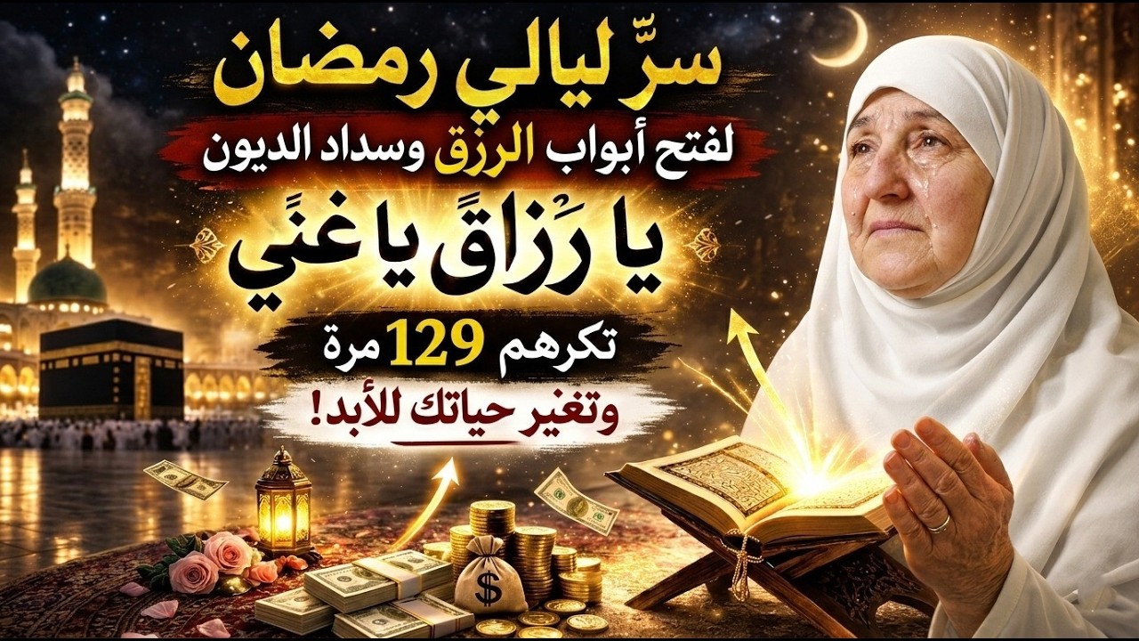 رمضان يجلب الرزق وسداد الديون بسرعة!