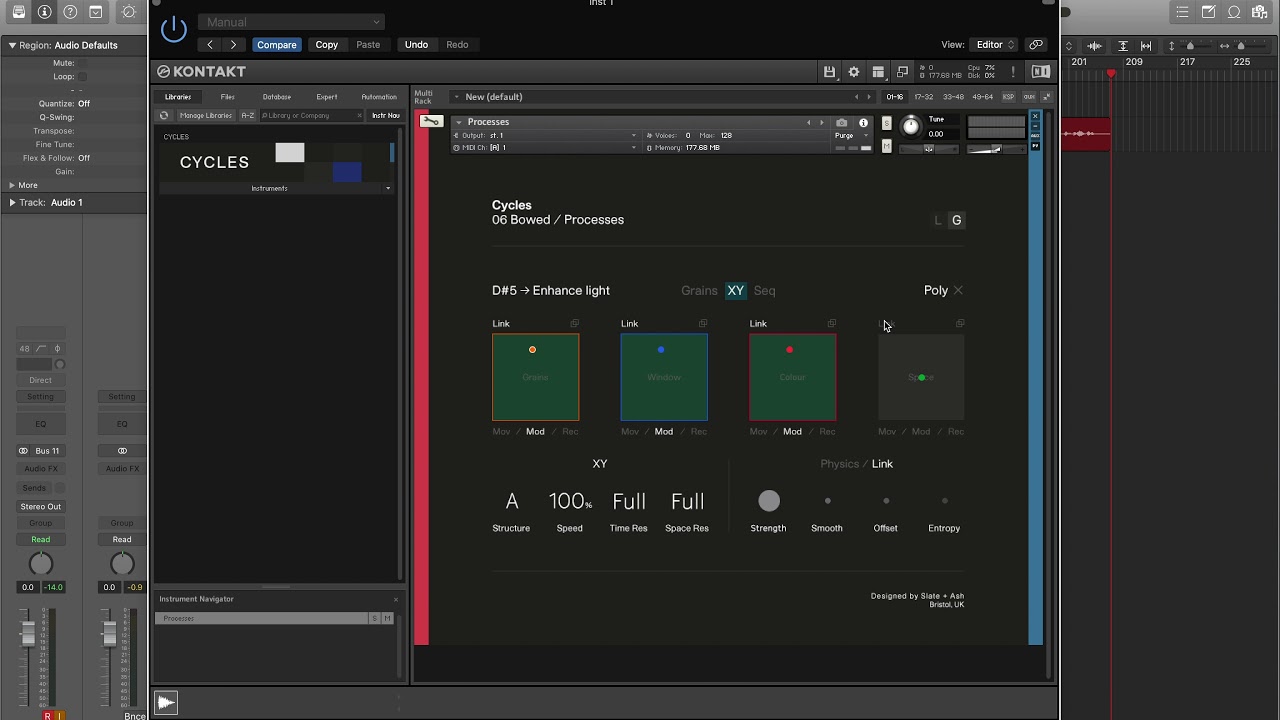 CYCLES &ndash; XY PAD ASSIGN