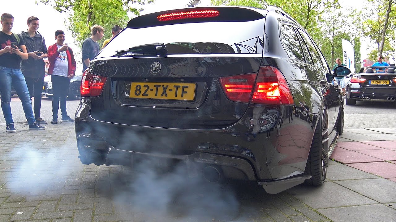 900HP BMW 335i (E91) - CRAZY REVS & BURNOUT!