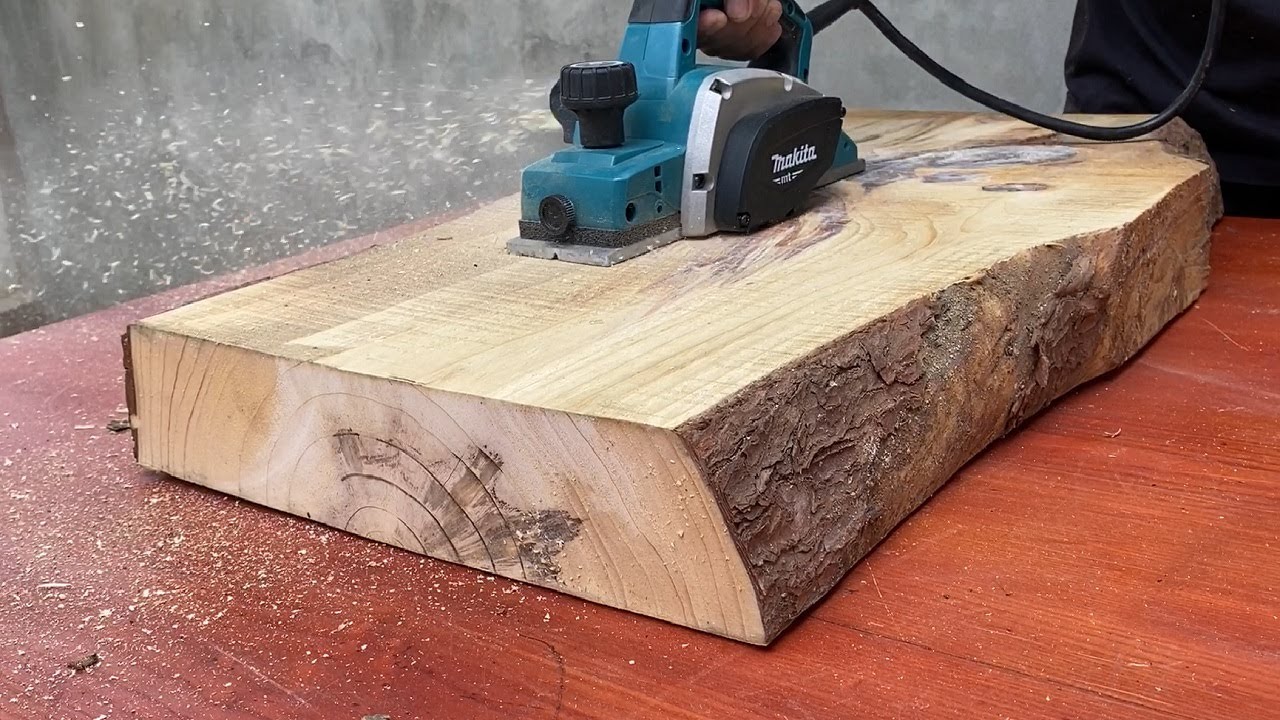 Creative Rustic Craft Woodworking Ideas From Solid Wood // Unique Table Design And Extremely Solid