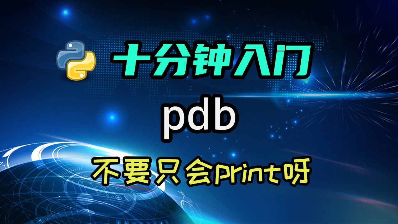 【python】来学学debugger吧，不能只会用print调试呀！