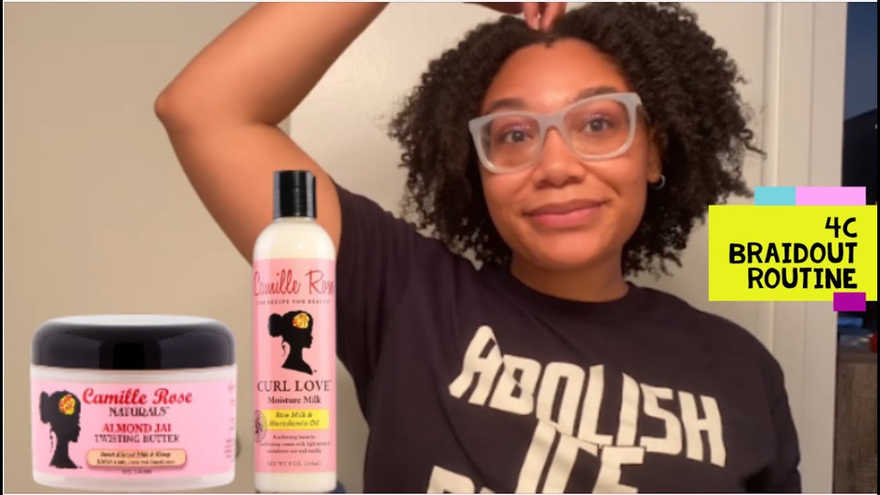 Braid Out on 4c Hair ft Camille Rose Naturals