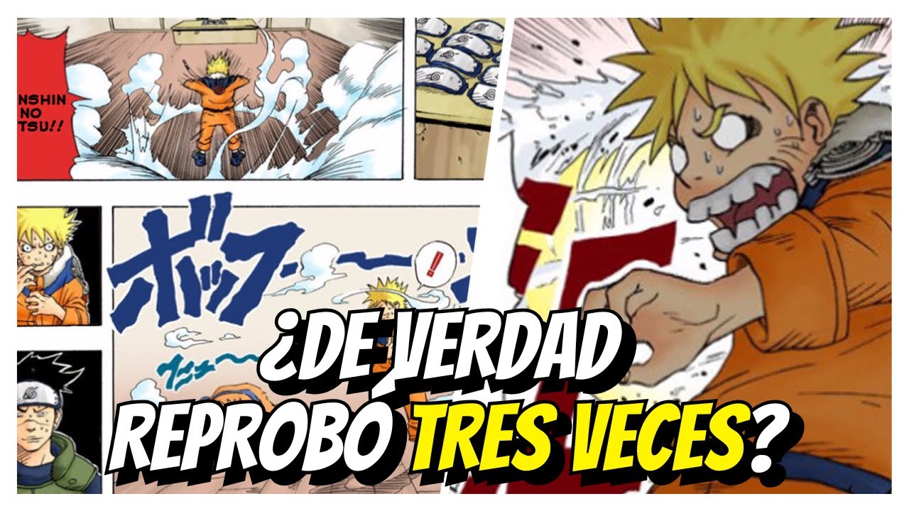 NARUTO reprobando TRES VECES su EXAMEN NINJA es un ENORME AGUJERO DE GUIÓN
