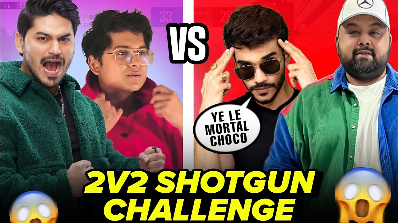 Joker Mortal VS Snax Goldy Bhai *2V2 SHOTGUN CHALLENGE* 😱
