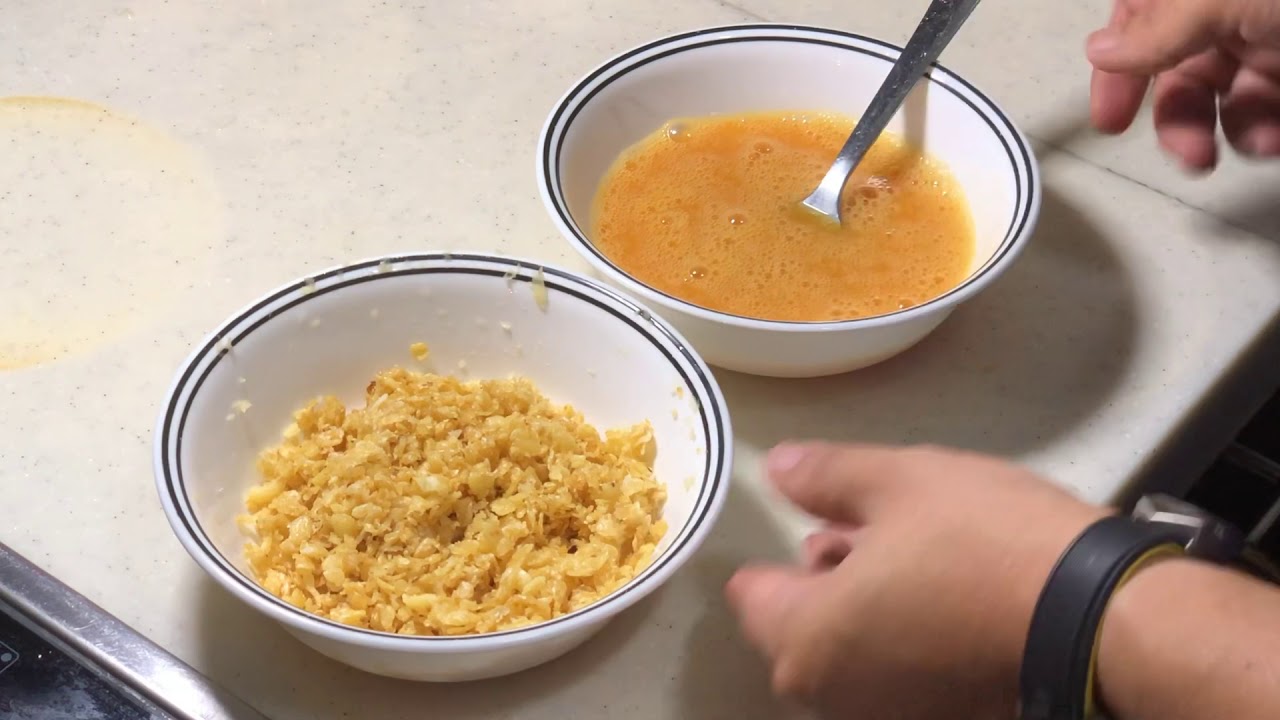 Egg recipes - fried egg with sweetened radish