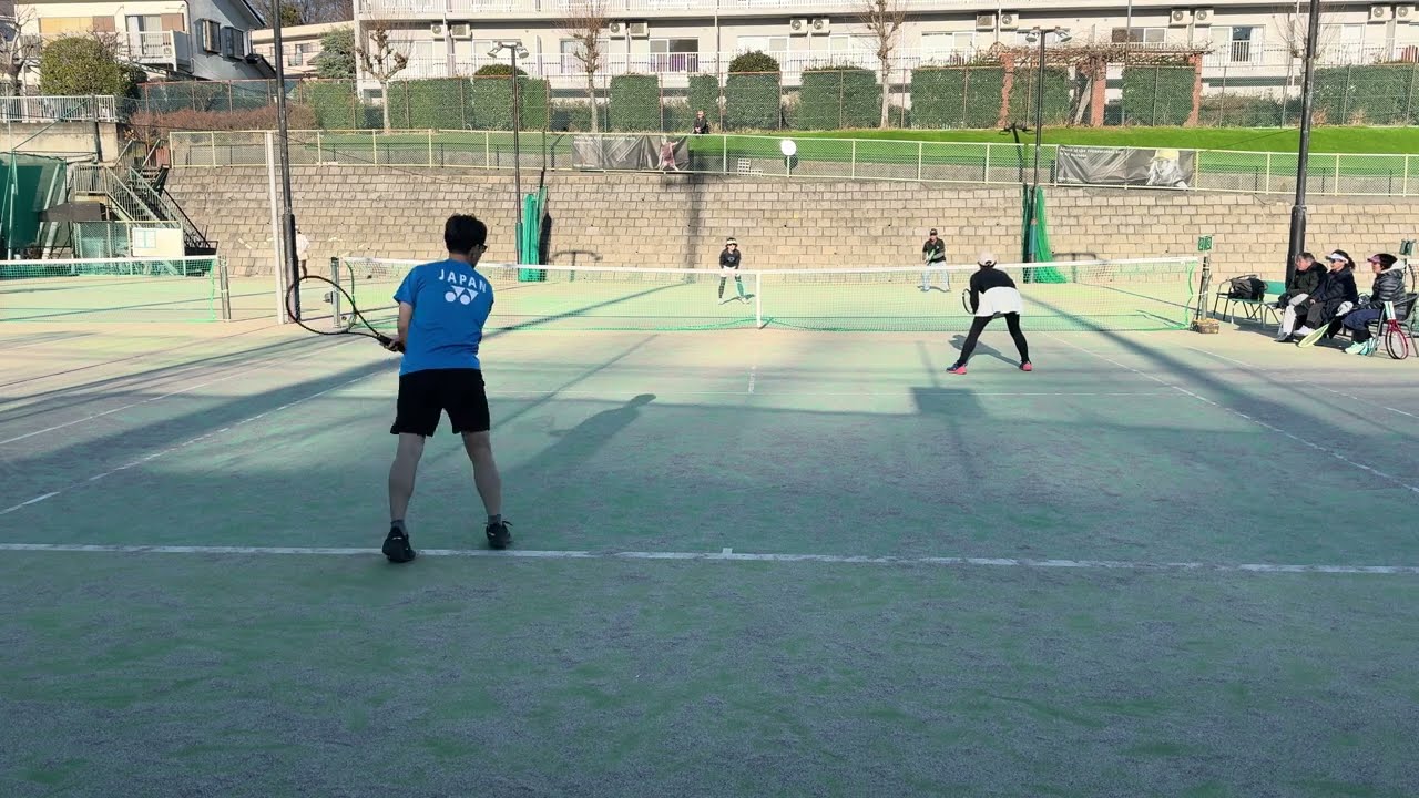 レオーネ団体戦　エキシビ　ミックスダブルス3