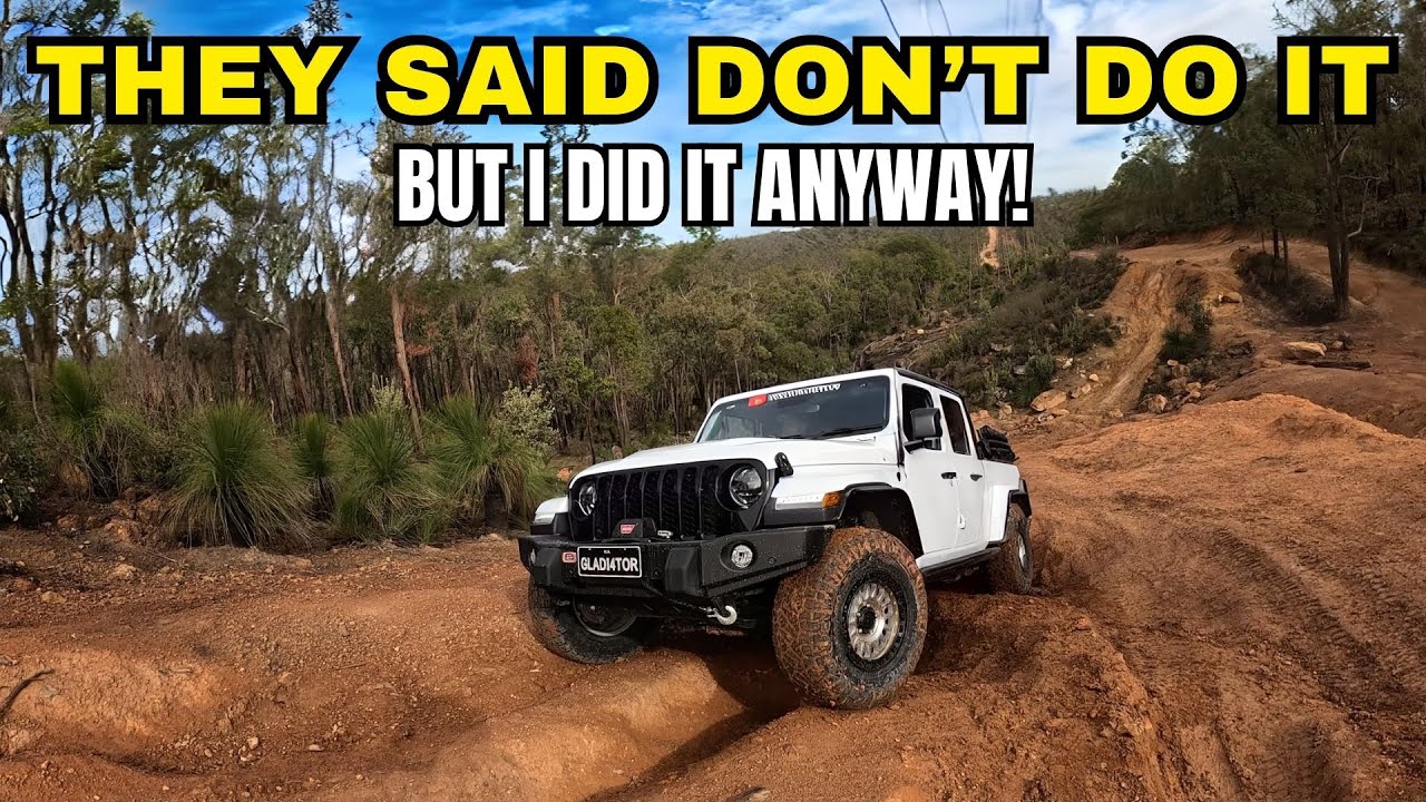 Jeep Gladiator VS Super Wet Powerlines Track!