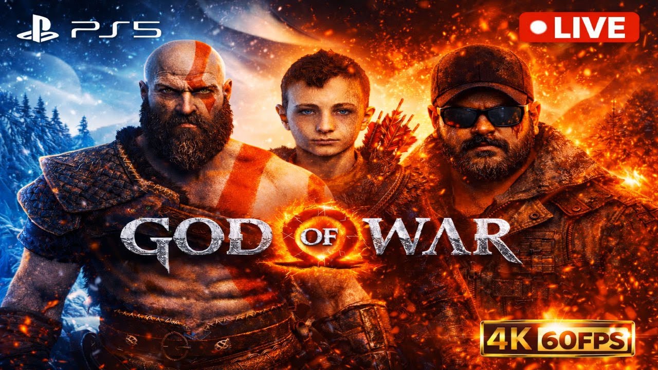 God of War (2018) | Full Walkthrough Gameplay Part 1 - 4K 60FPS (PS5)