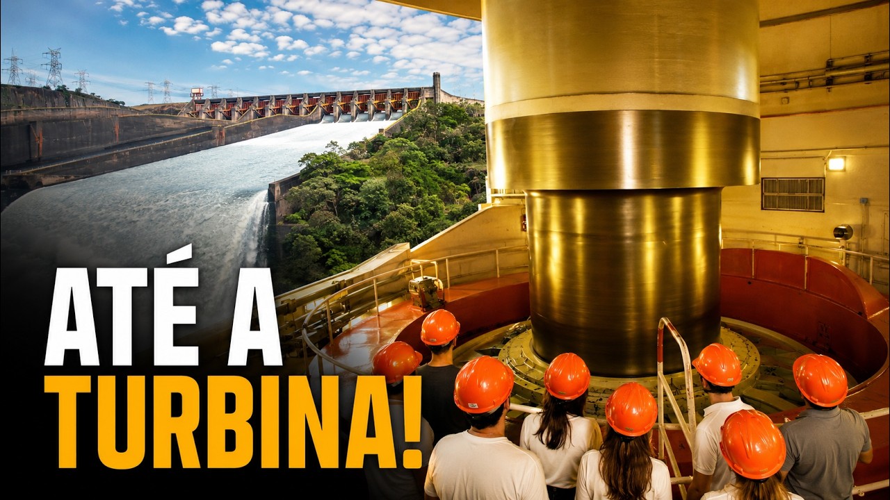 ITAIPU: É POSSÍVEL VISITAR TODA A USINA, ATÉ MESMO AS TURBINAS! “O Estado Perdido – parte 6