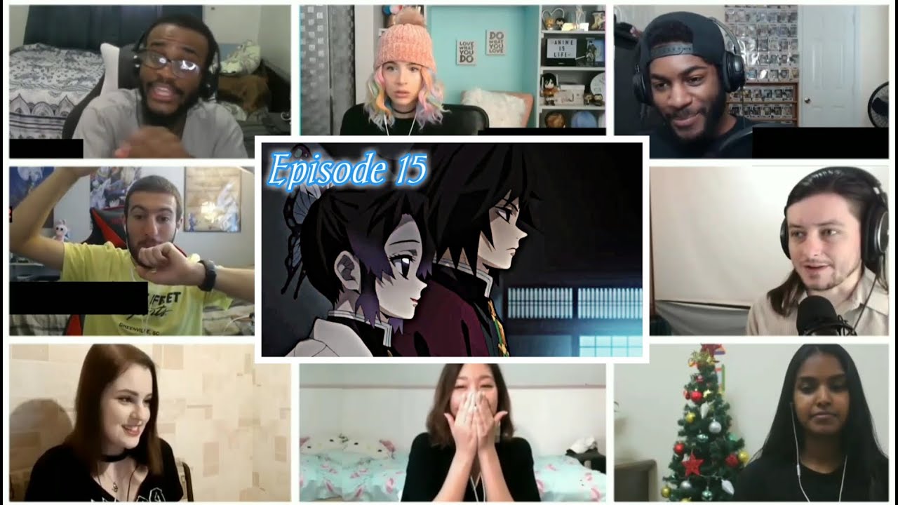 Demon Slayer || Kimetsu no Yaiba episode 15 reaction mashup