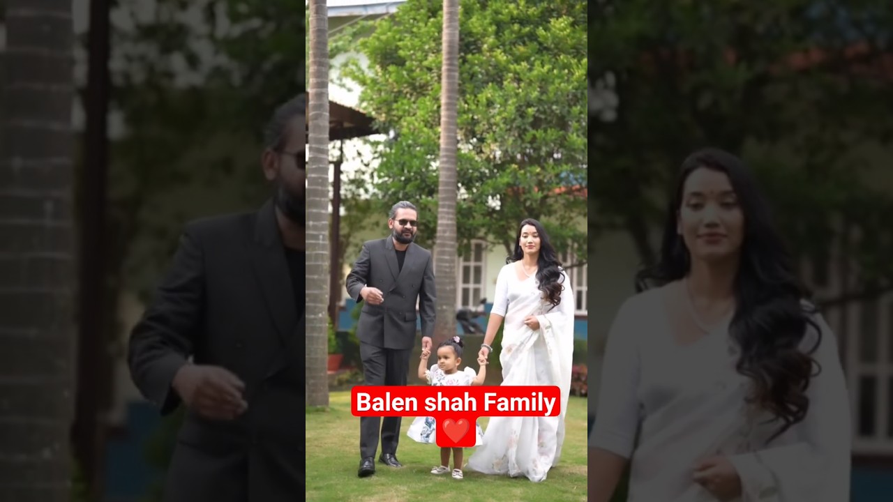 Kathmandu Ex- Mayor Balendra shah urf Balen Family 